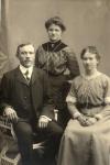 Anders, Marie og Jørgine Bladsen  - Gniben - 1910-1915 (B172)