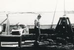 Kranbåd ved havnebyggeri - 1965 (B6230)